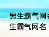 男生霸气网名2022最新版的 超酷男生霸气网名