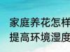 家庭养花怎样提高环境湿度 家庭养花提高环境湿度的技巧